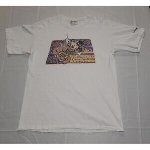 Rare Vintage Disney Coronado Springs Resort Tomb Raider Mickey Shirt Size M